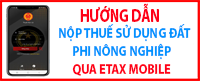 Hướng dẫn nộp thuế sdd PNN qua EtaxMobile